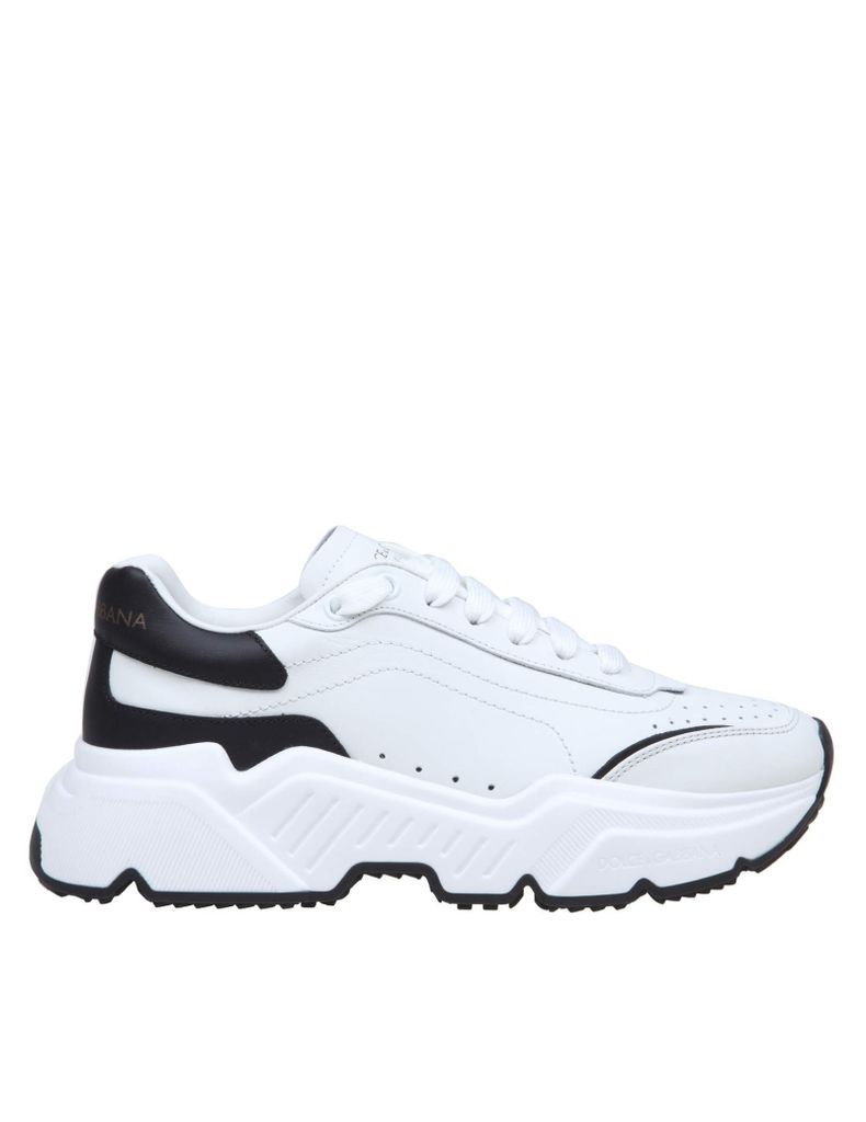 Daymaster Sneakers In White Leather