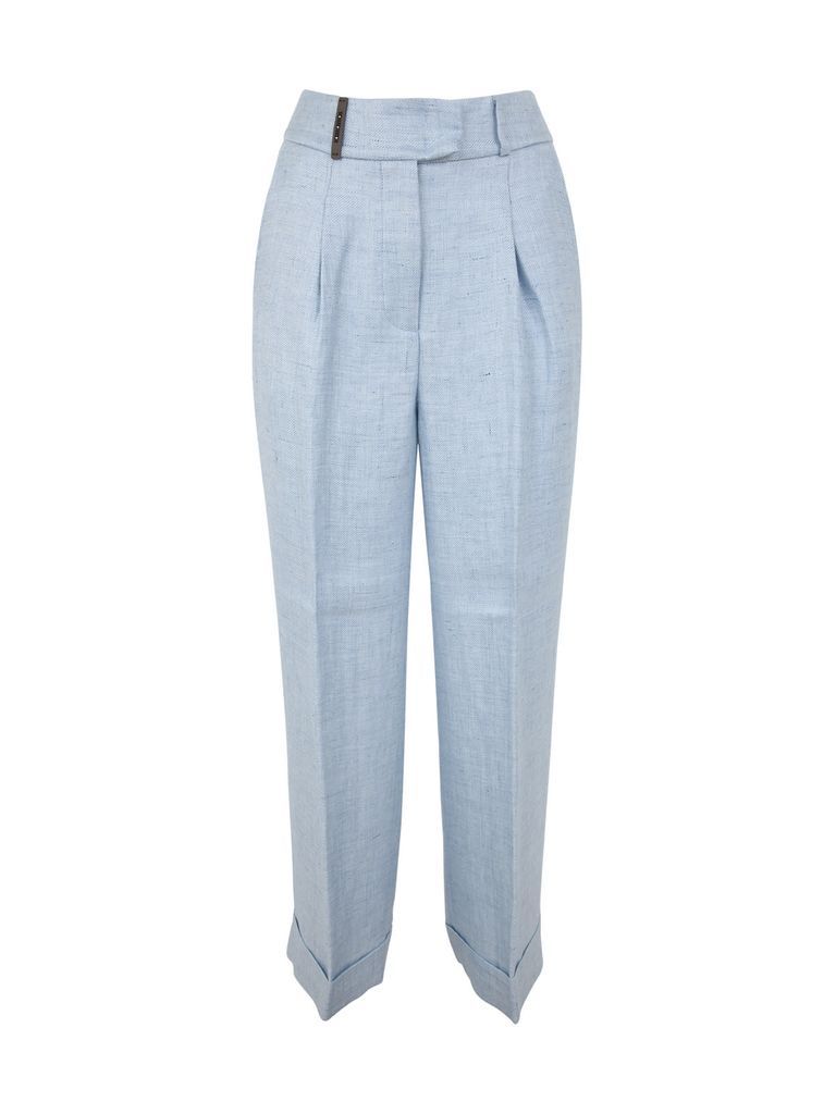 Regular Trousers With Pences