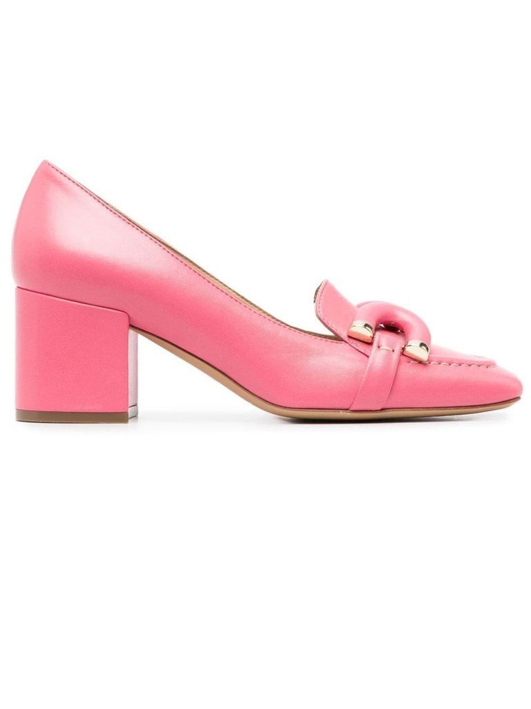 Rose Pink Calf Leather Haraby Sandal
