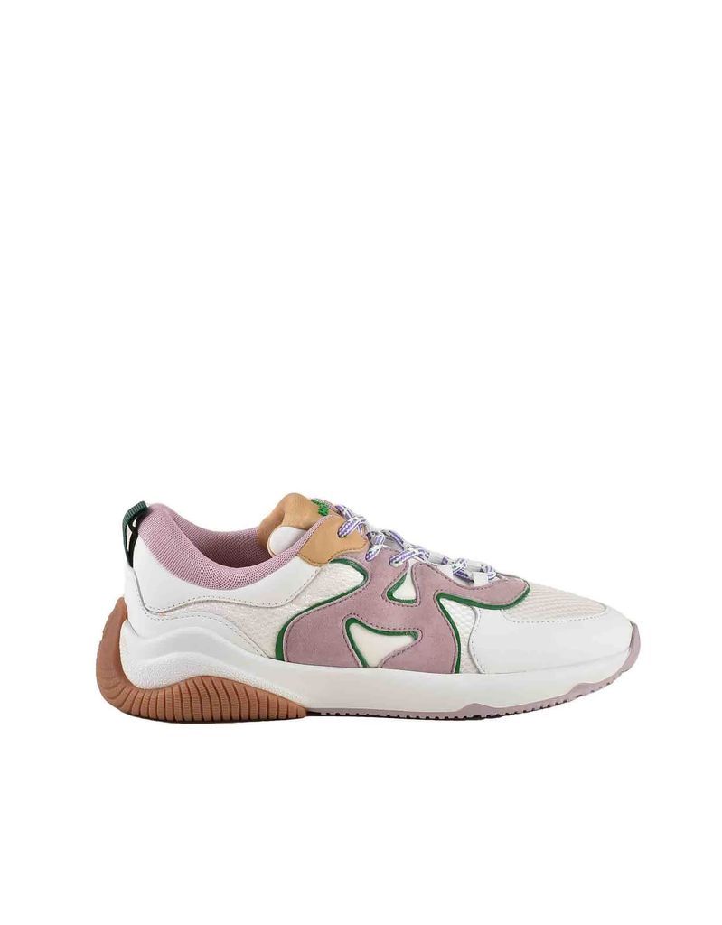 Womens Bianco/rosa Antico Sneakers