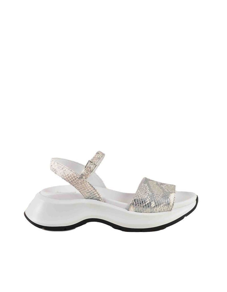 Womens Silver Sandals