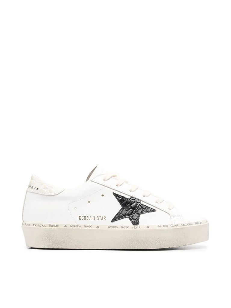 Hi Star Leather Upper Cocco Printed Leather Star And Heel