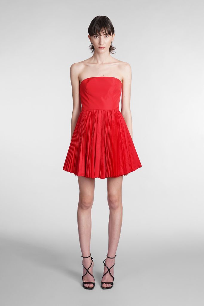 Dress In Red Polyester