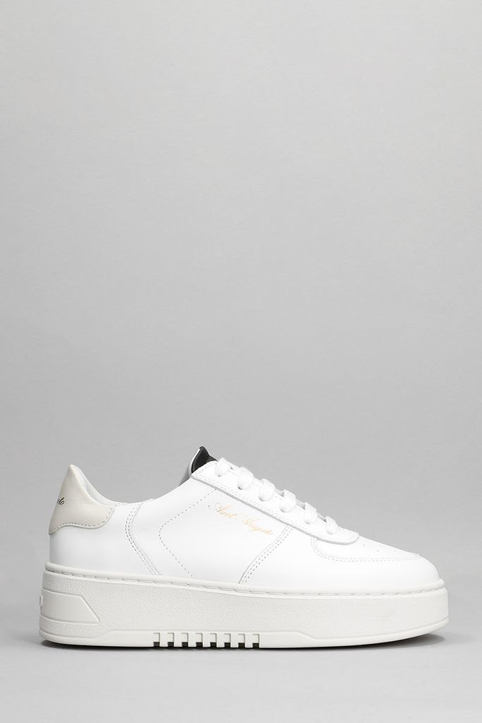 Orbit Sneakers In White Leather