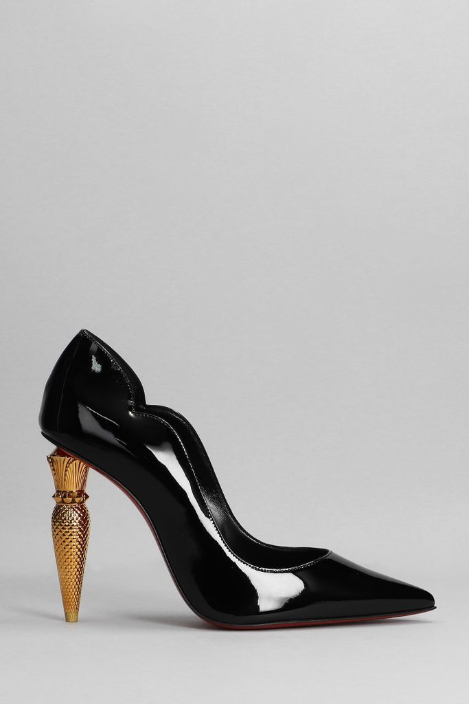 Lipchick 100 Pumps In Black Patent Leather