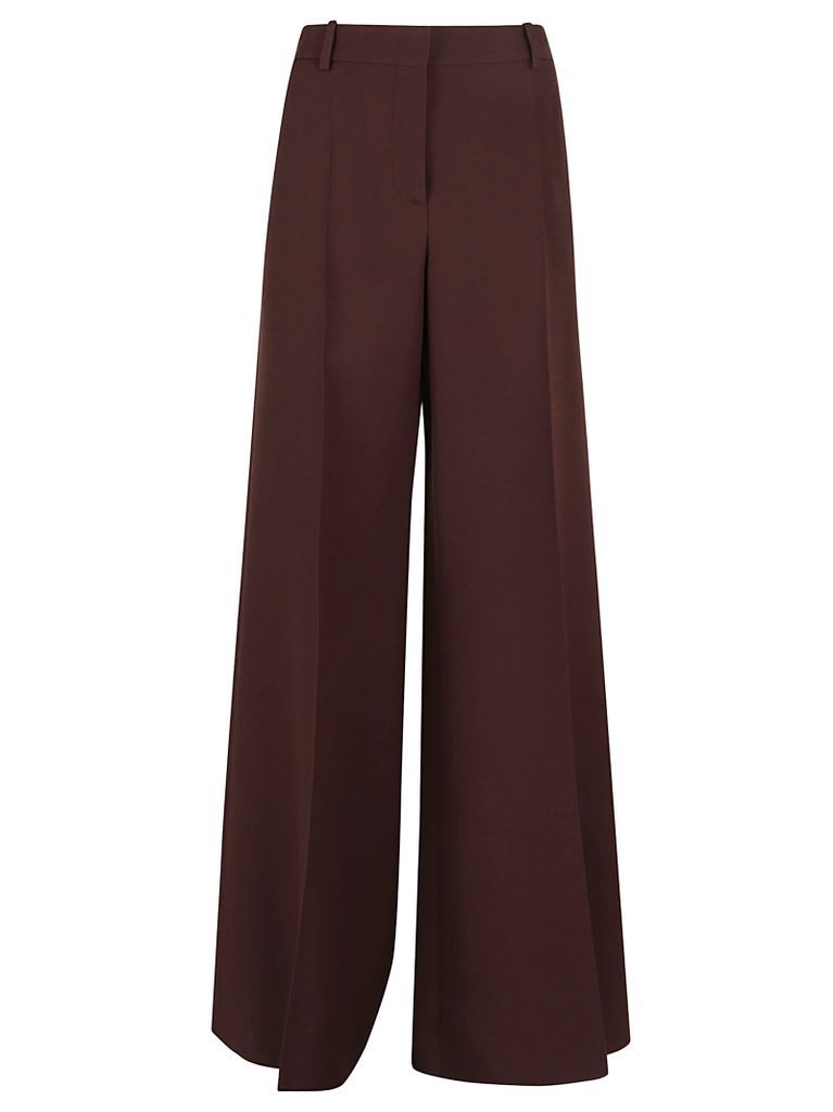 Flared Crepe Couture Pants