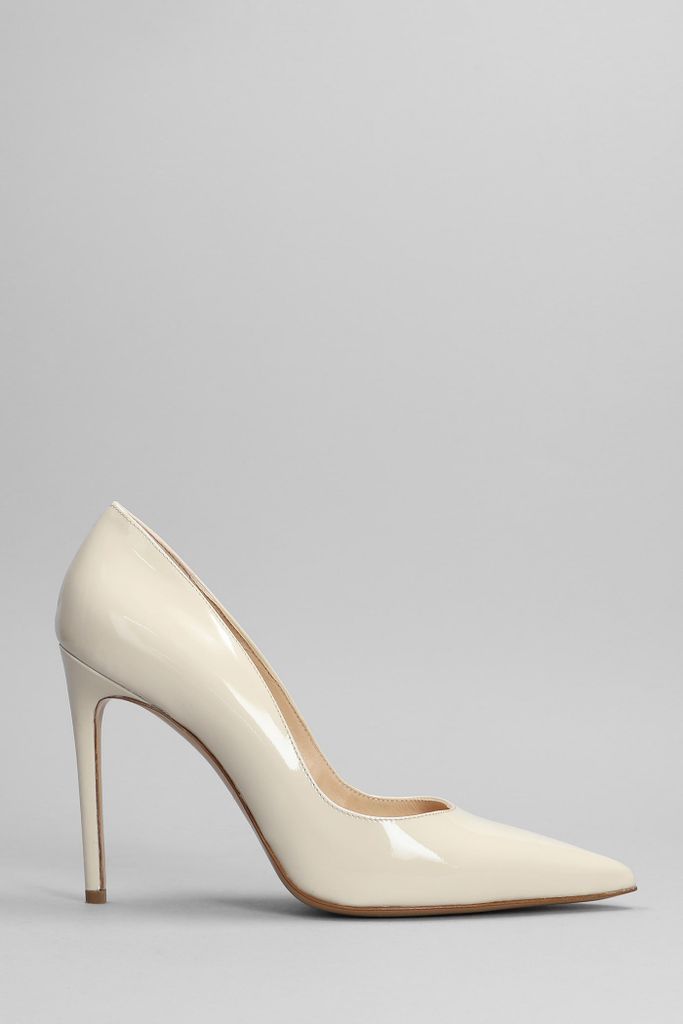 Pumps In Beige Patent Leather