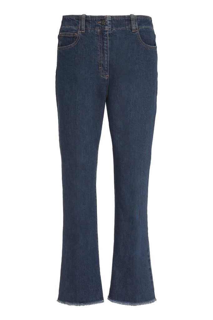 Cropped Flared Jeans