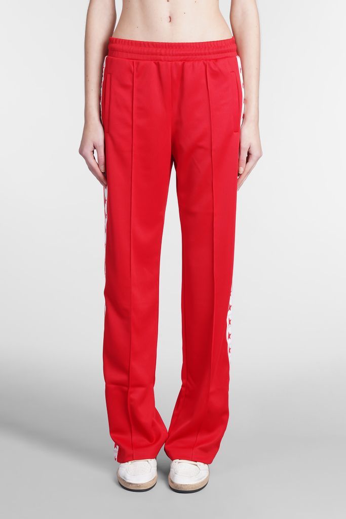 Dorotea Pants In Red Synthetic Fibers