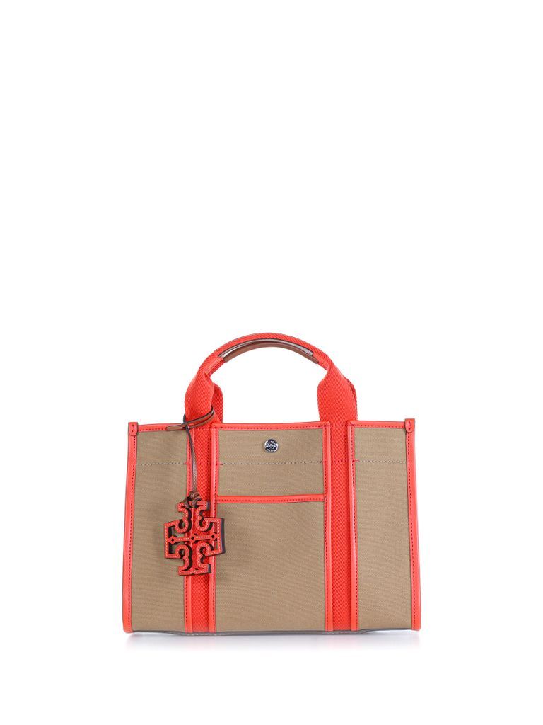 Contrast Twill Tote Bag