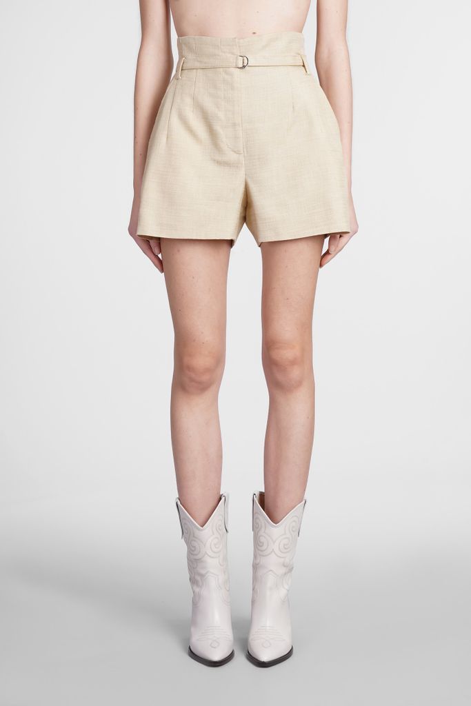 Dian Shorts In Beige Cotton