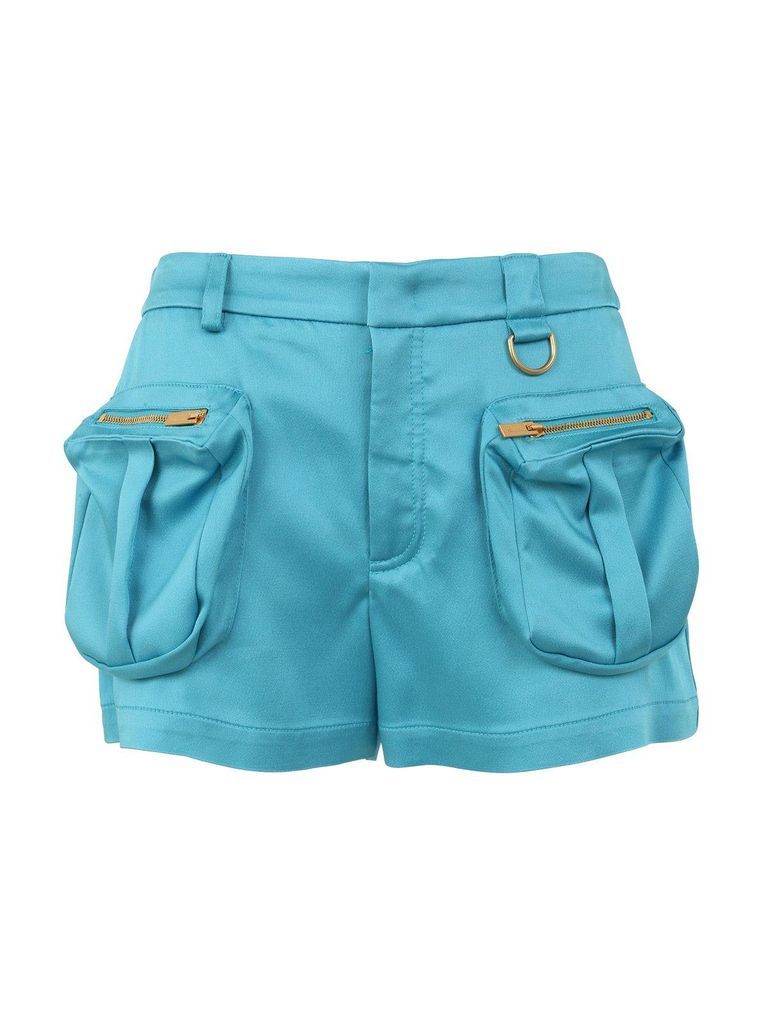 Pocket Detailed Cargo Shorts Blumarine