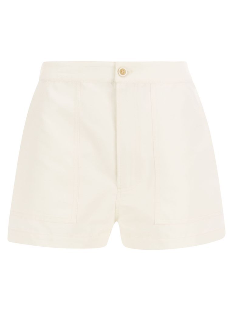 Short In Cotton And Technical Linen
