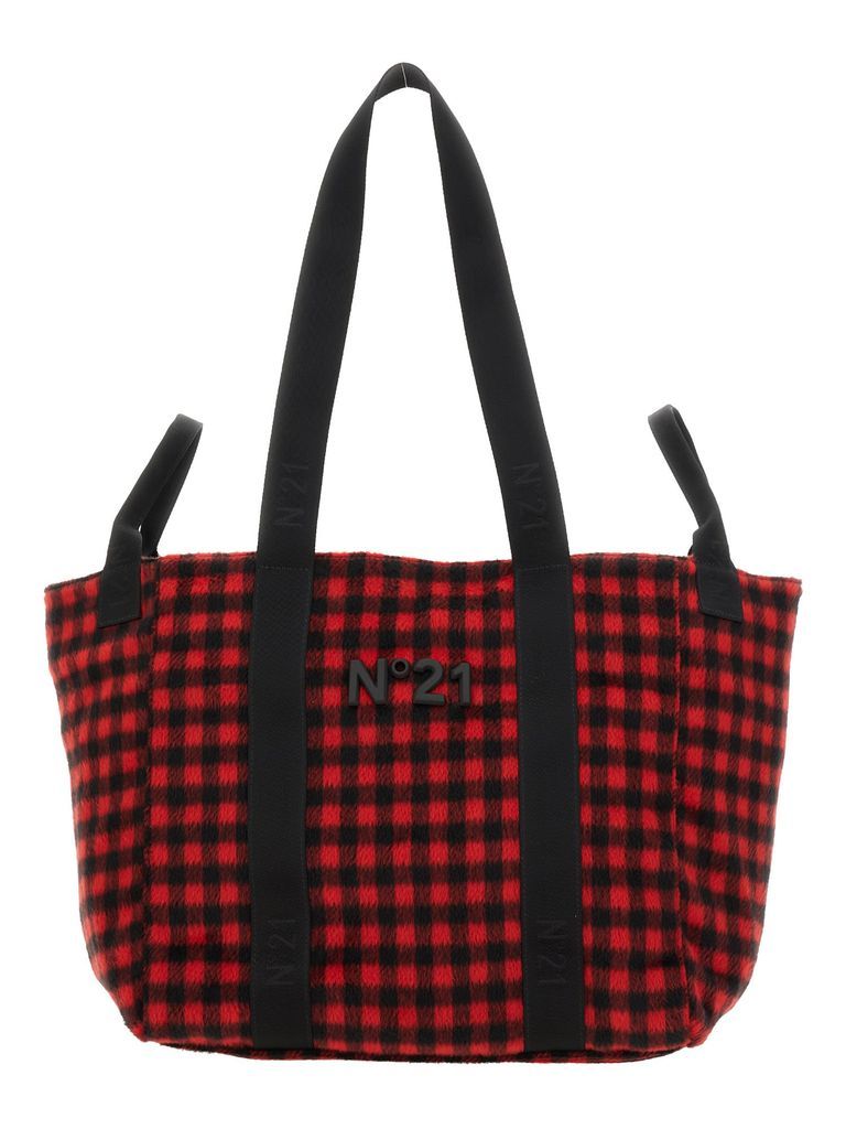 Bag With Check Pattern