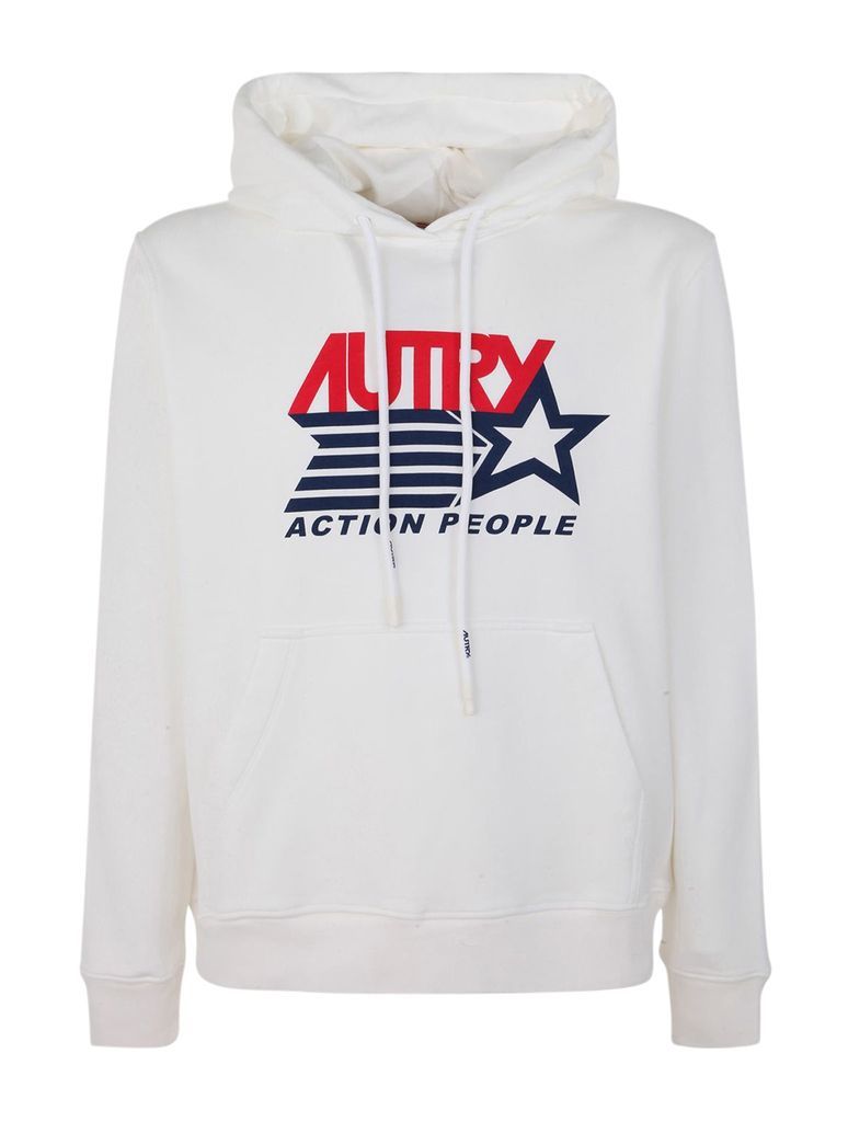 Hoodie Iconic Wom Action White