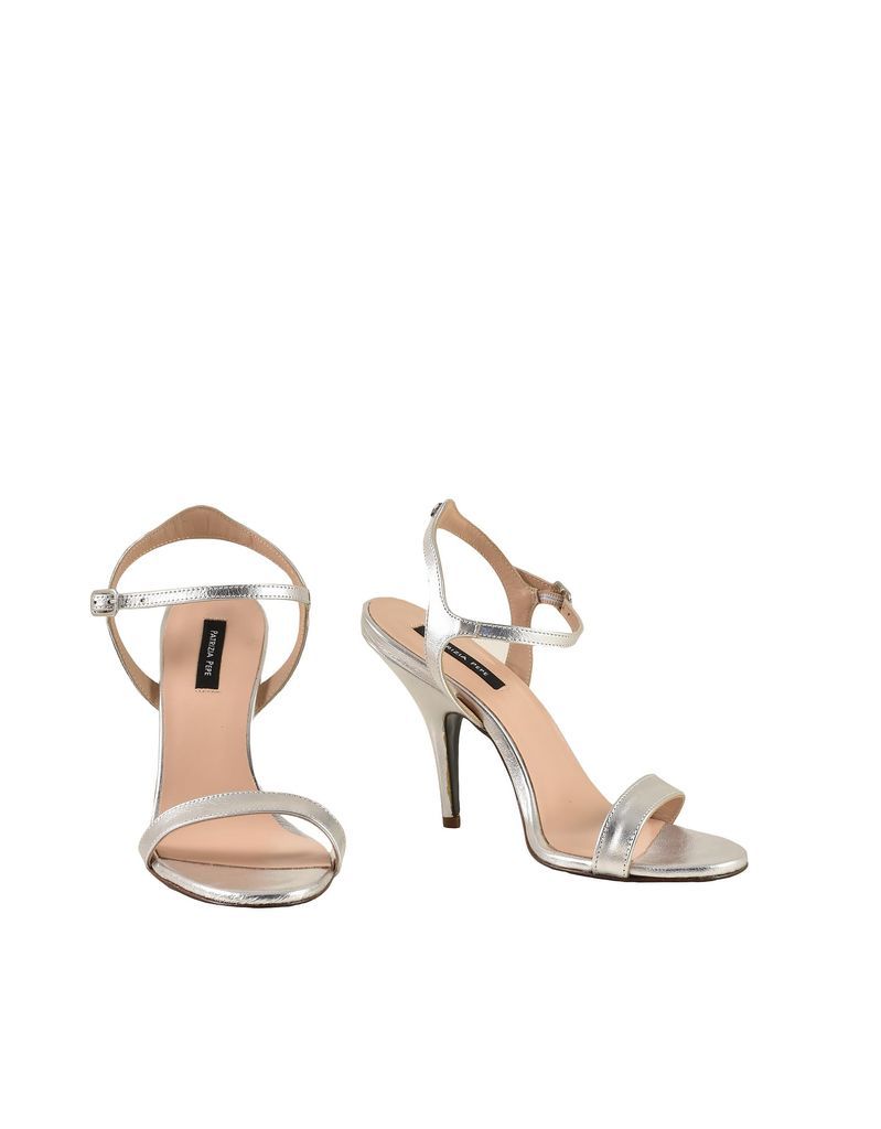 Womens Silver Sandals