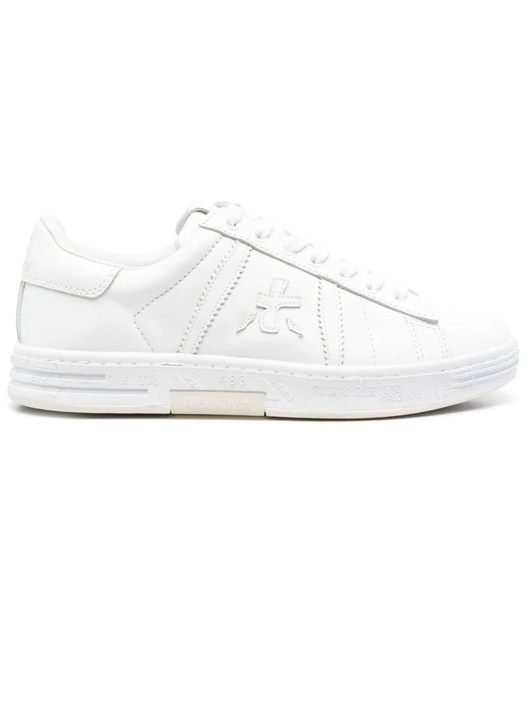 White Leather Russell Sneakers