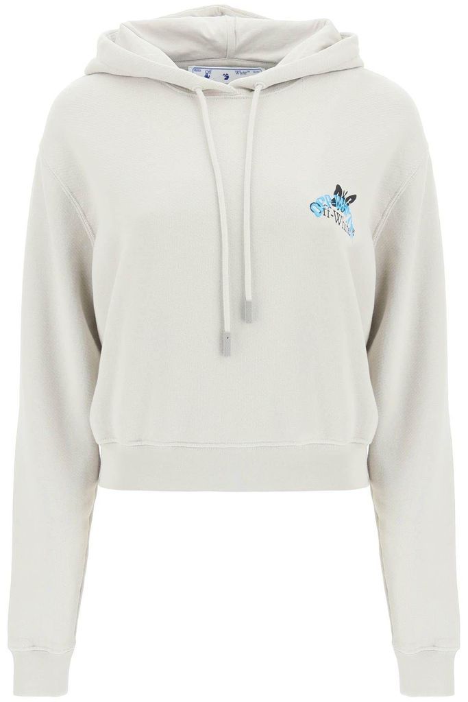 Butterfly Cropped Hoodie