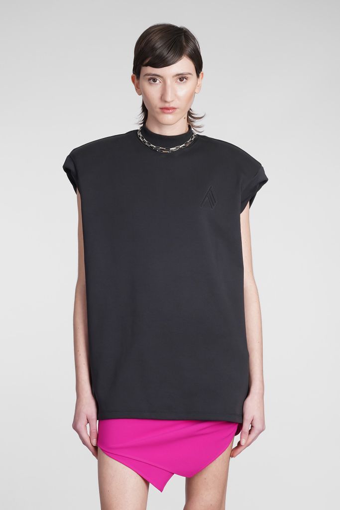 Laurie T-shirt In Black Cotton