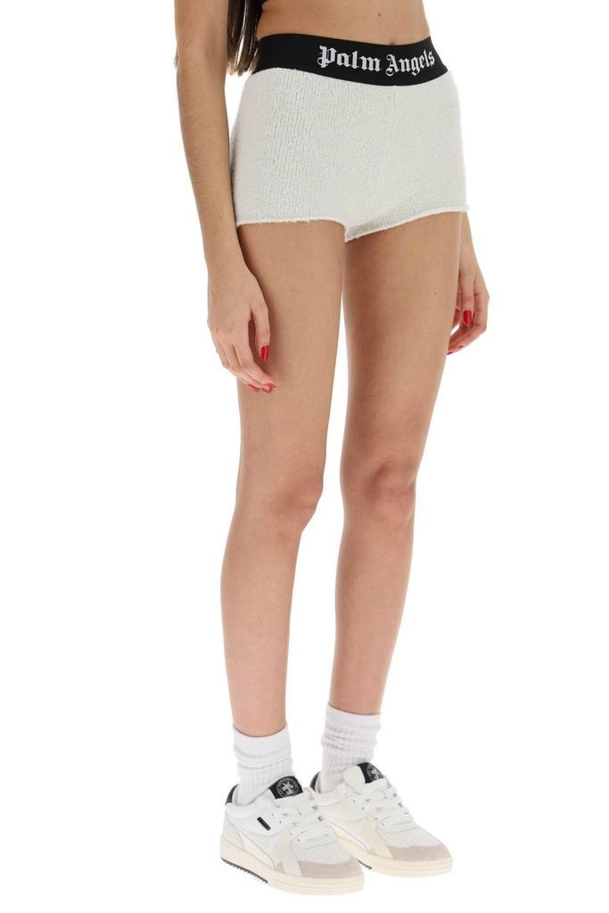 Bouclé Knit Shorts