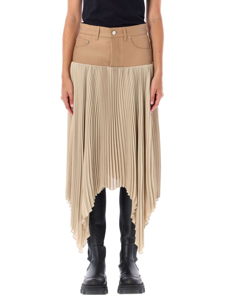 Hybrid Pleated Skirt