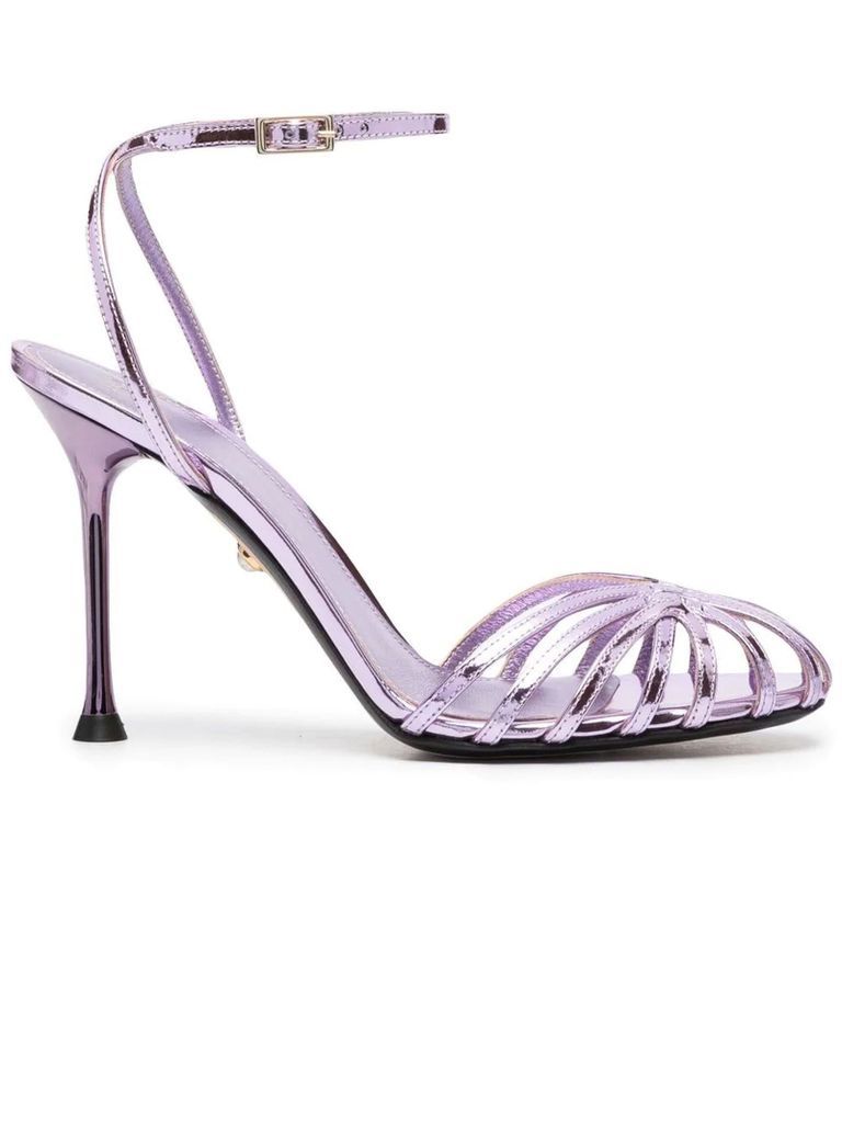 Lilac Calf Leather Sandals