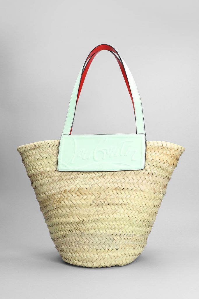 Loubishore Tote In Beige Wool And Polyamide