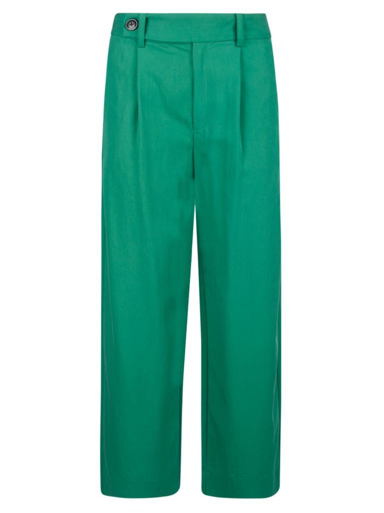 Drapey Suiting Wide Leg Trousers