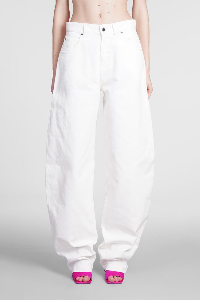 Audrey Jeans In White Denim
