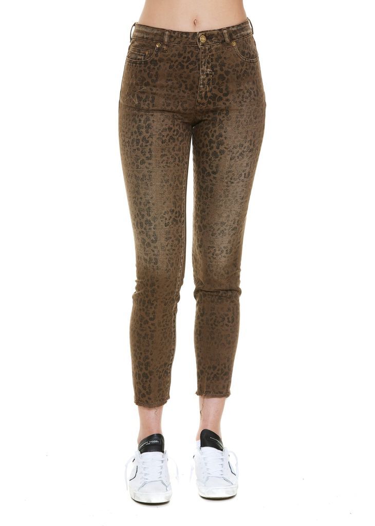 Journey Trousers With Leopard Print