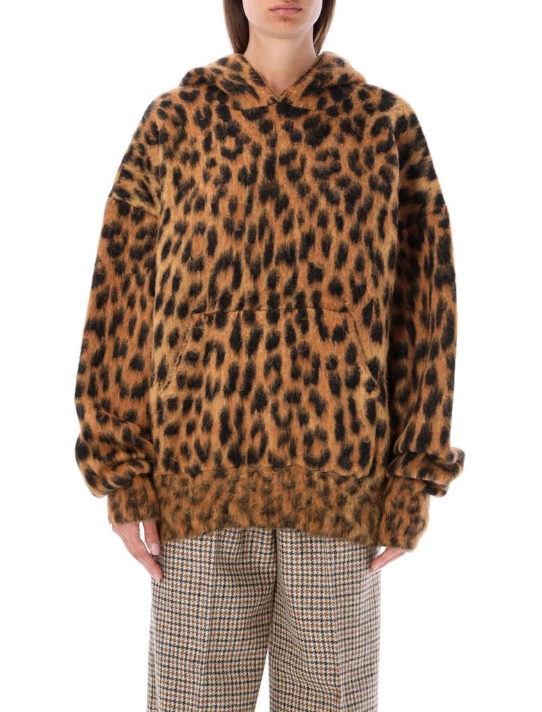 Leopard Brushed Sweater