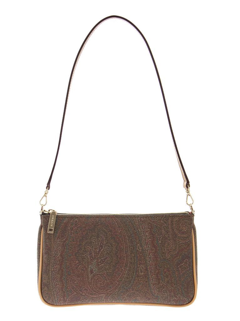 Paisley Shoulder Bag With Inserts