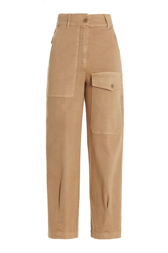 (Nude) Pocket Cotton Trousers