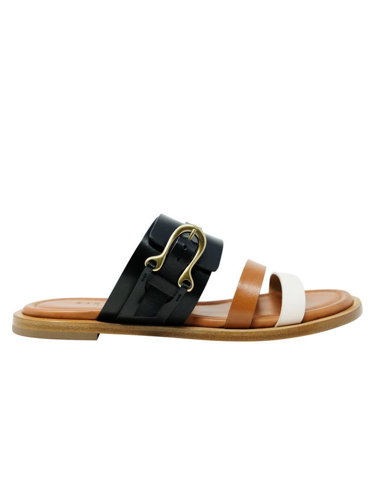 Leather Flat Sandals
