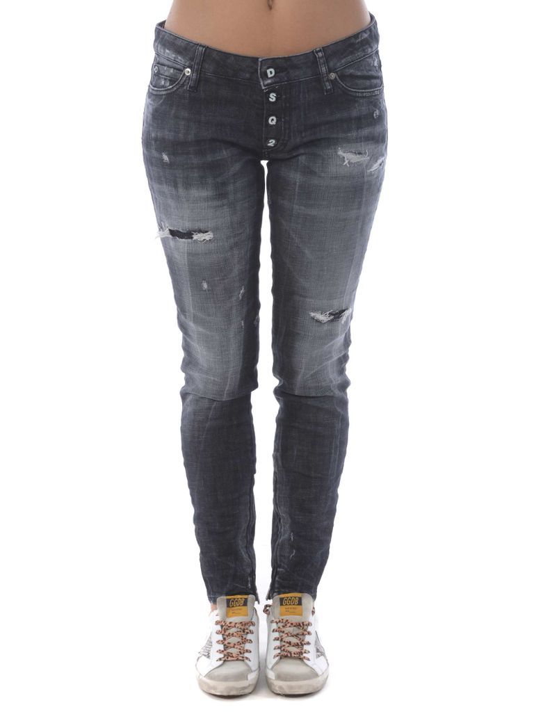 Medium Waist Skinny Jean Jeans In Stretch Denim