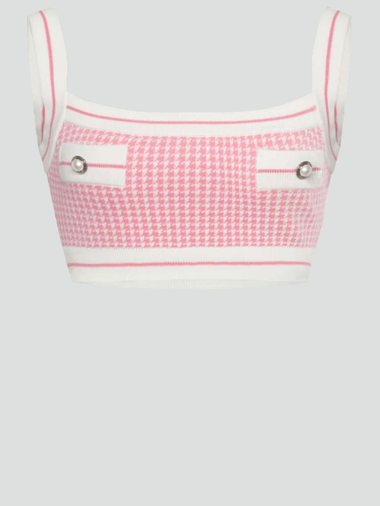 Pink Knit Bralette