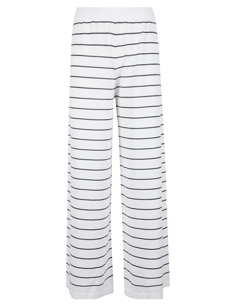 Ribbed Waist Stripe Trousers