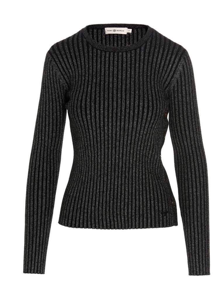 Ribbed Lurex Sweater
