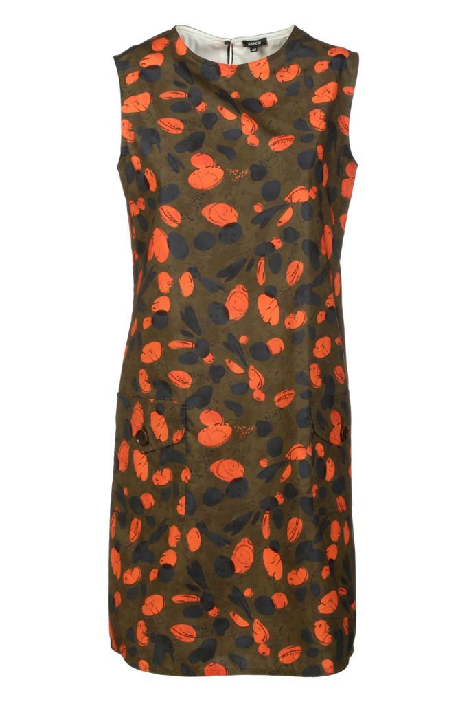 Printed Sleeveless Short Dress