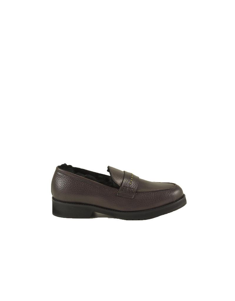 Womens Brown Loafer Shoes