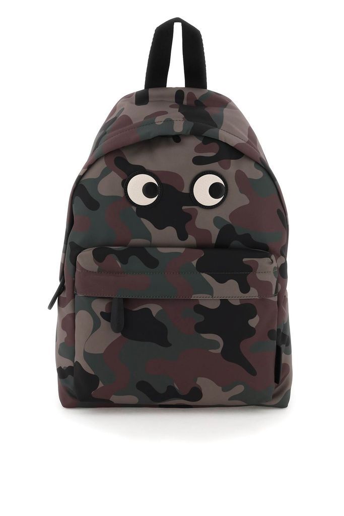 Recycled Techno Fabric Backpack Eyes