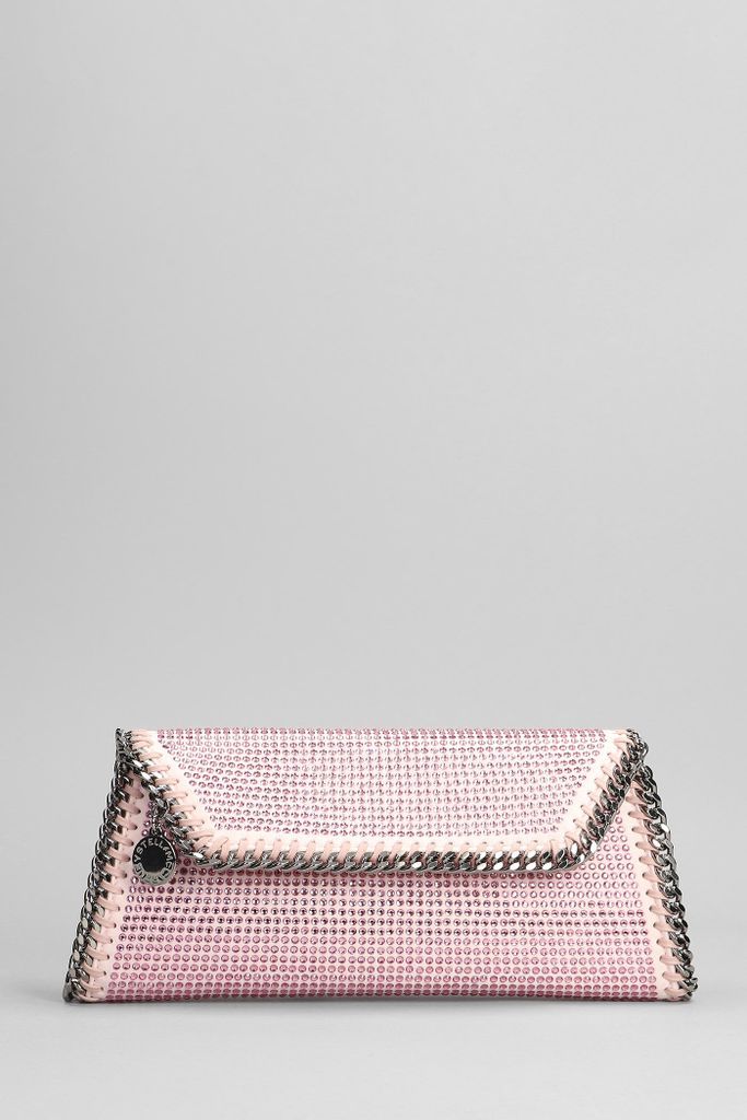 Clutch In Rose-Pink Polyester