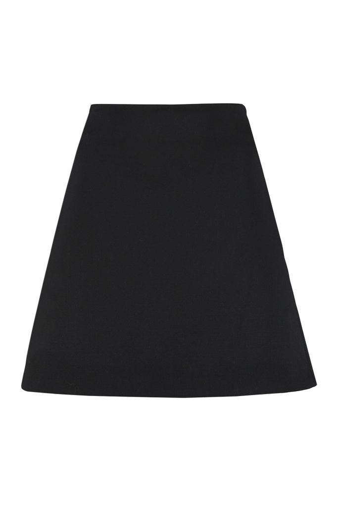 Wool Mini Skirt