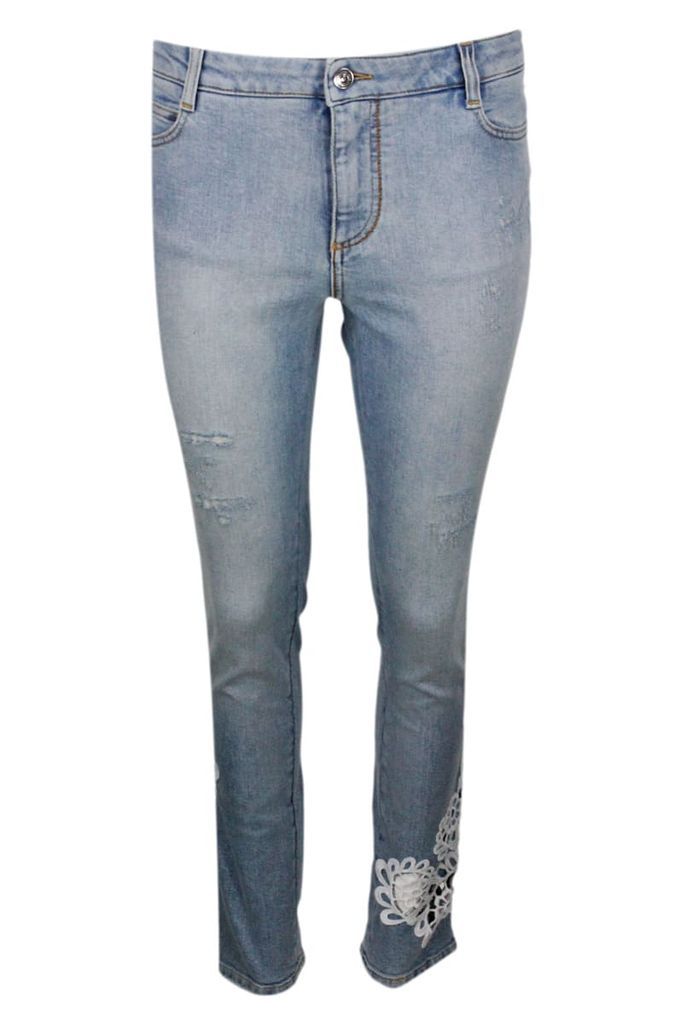 5-Pocket Denim Jeans Trousers