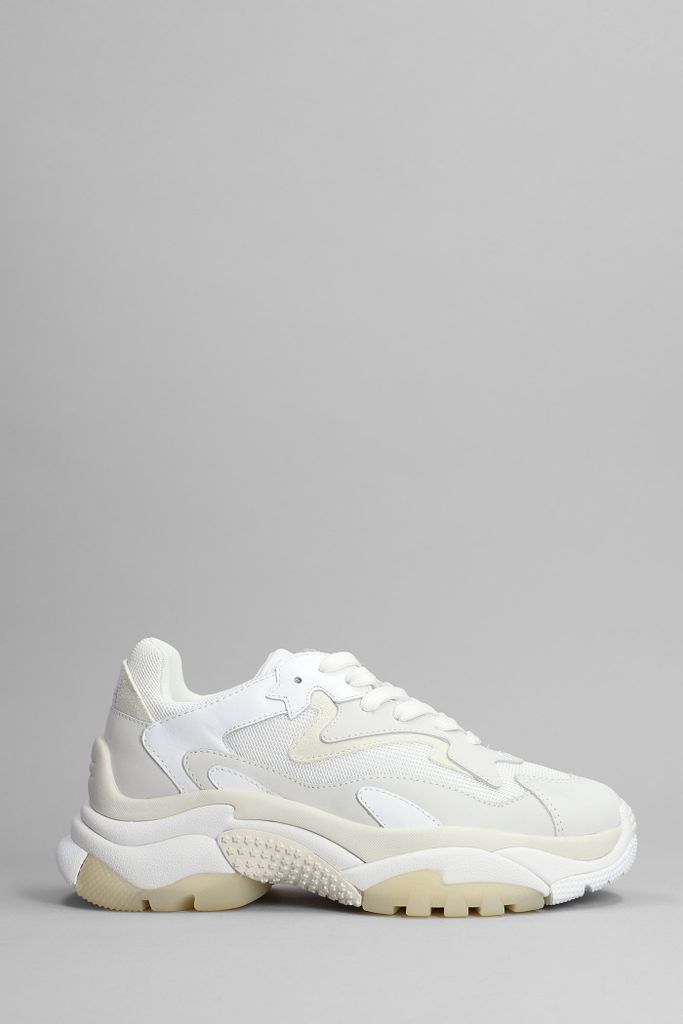 Addict Sneakers In White Synthetic Fibers