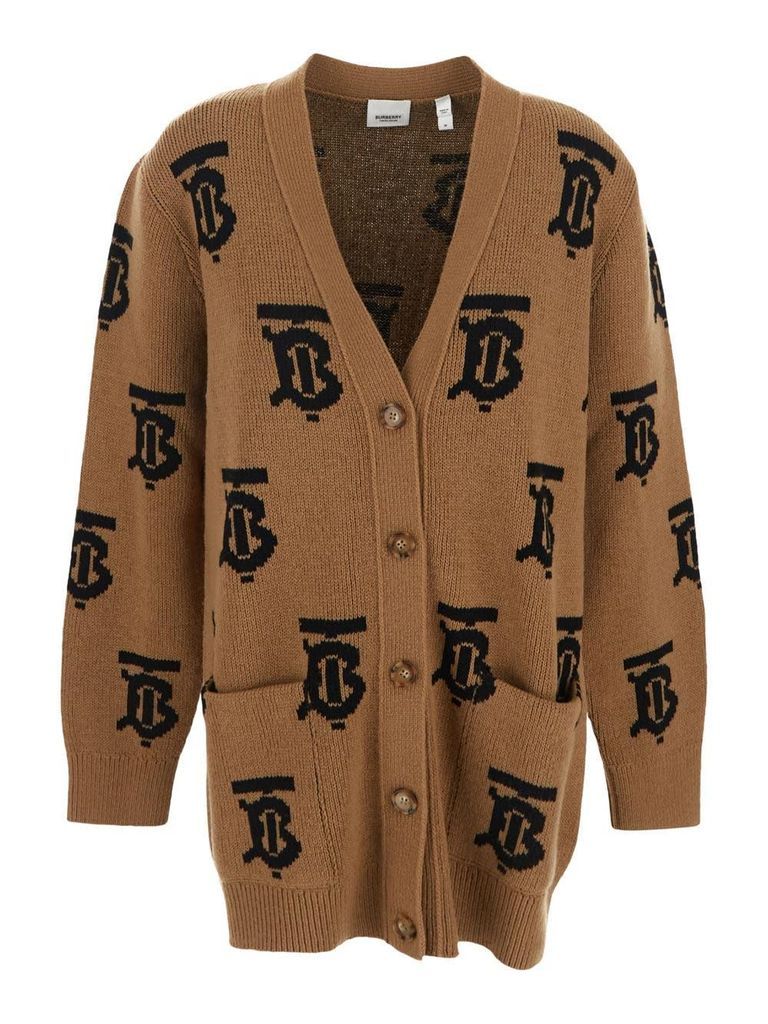 All-Over Logo Cardigan