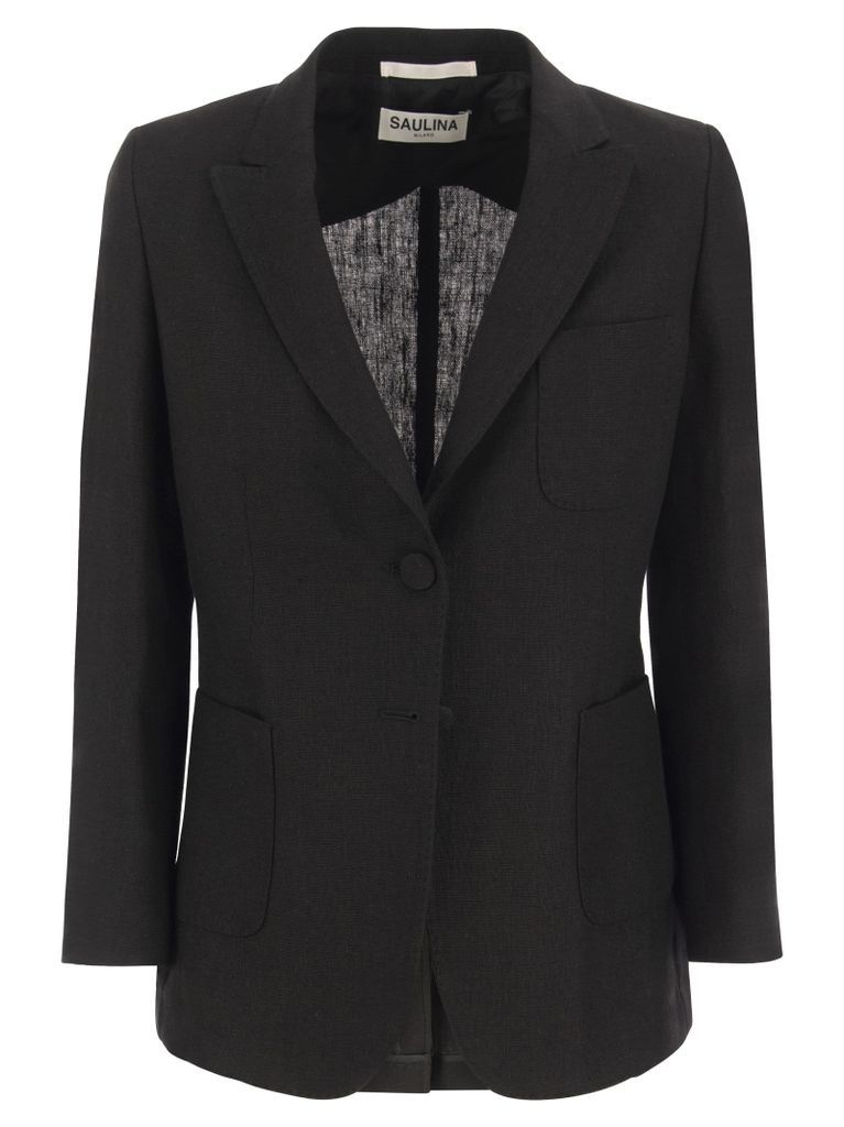 Adelaide - Linen Two-Button Jacket