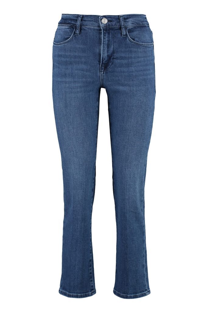 5-Pocket Straight-Leg Jeans