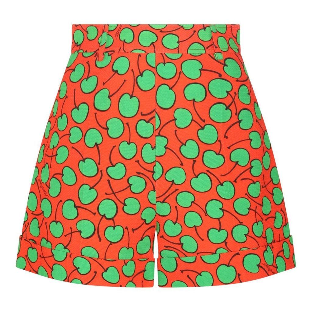 All-Over Cherry Printed Shorts