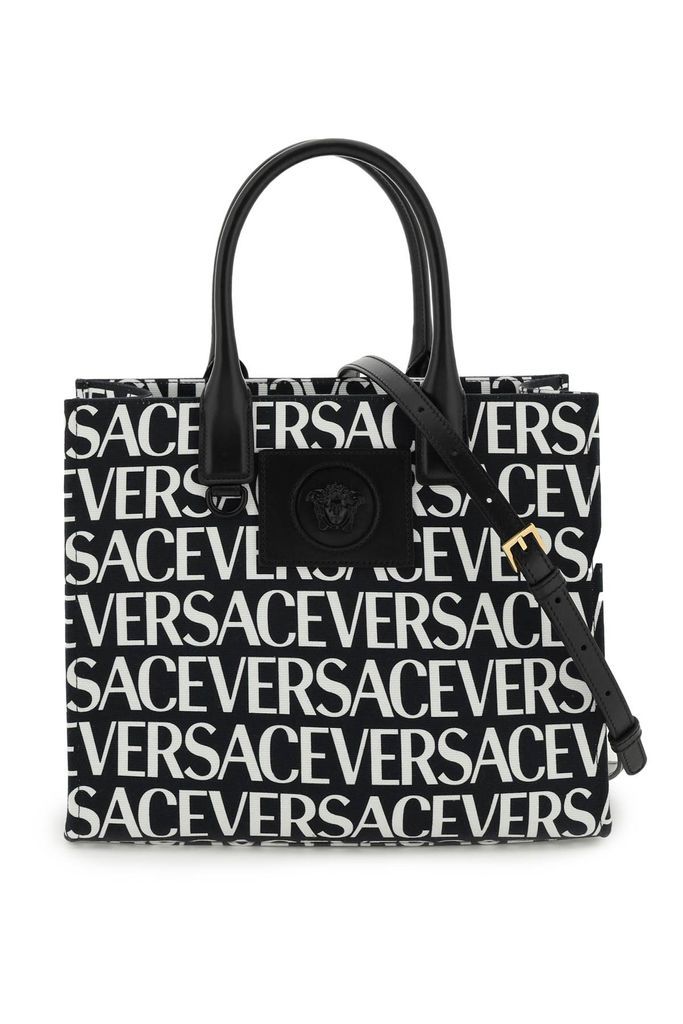 All-Over Logo Small Tote Bag